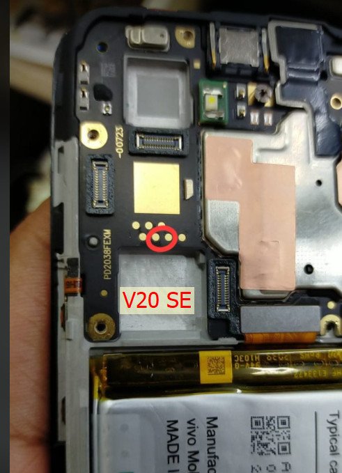 Vivo V20se Test Point / EDL Point